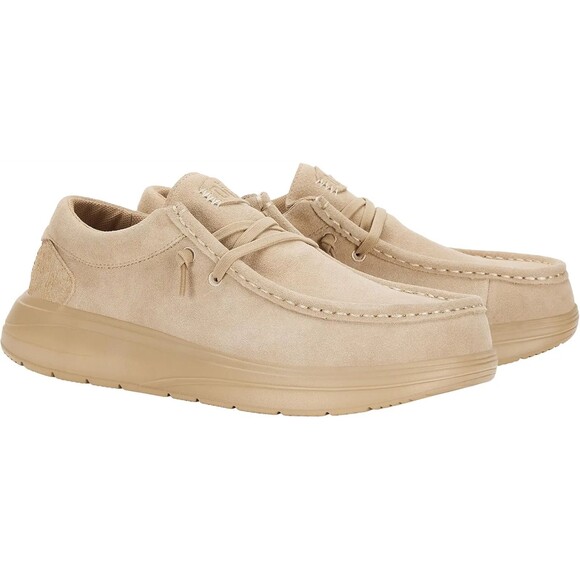 Hey Dude Wally Comf Suede Slip-On Loafer Shoes Tan Men\'s Size 13 - (41975-265) main image 5